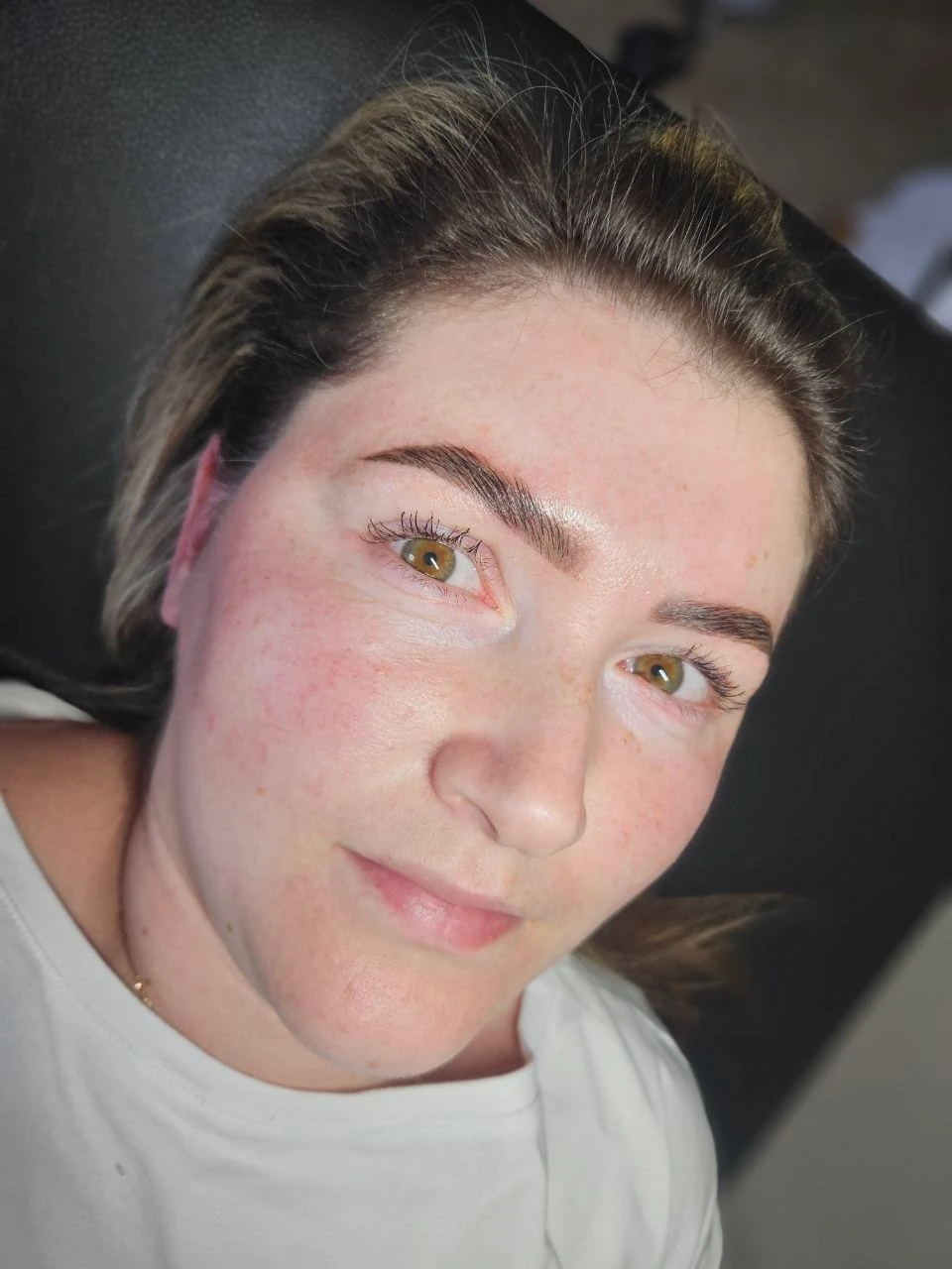 Second brow lamination with tint result after treatment at The Blink Beauty