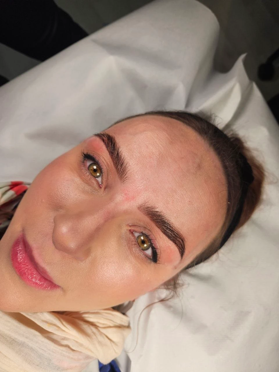 Second powder henna brow result after treatment at The Blink Beauty